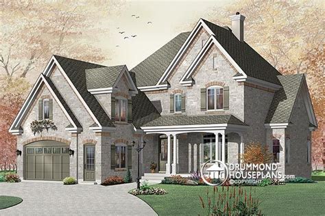 House Plan Of The Week Majestic Cottage With Depth Drummond House