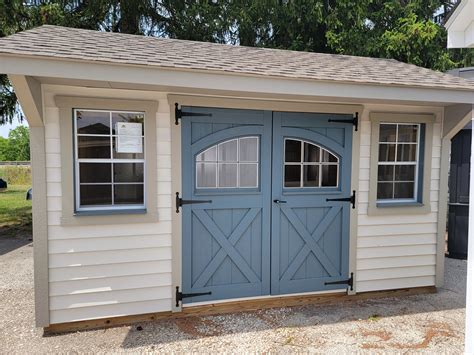 10'x14' Garden Quaker Shed with 5" Vinyl Siding (2422KOP) - Riehl ... 