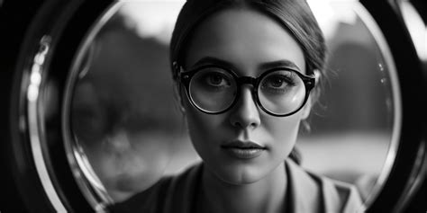 Lexica Ultra Detailed Women 65 Years Glasses Clear Looking Through