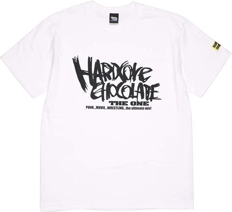 Amazon ハードコアチョコレート HARDCORE CHOCOLATE ベーシックロゴ RIOTホワイト SS TEE T 1467EM WH Tシャツ 半袖 カットソー