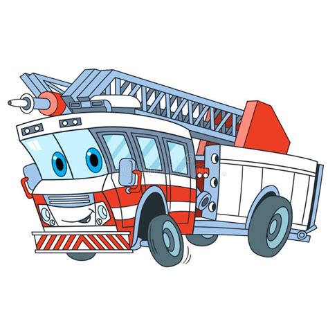 Cartoon Fire Truck Stock Illustrations – 7,684 Cartoon Fire Truck Stock ...