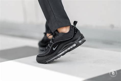 Giày Nike Air Max 98 Black Anthracite Cq4028 001 Authentic Shoes