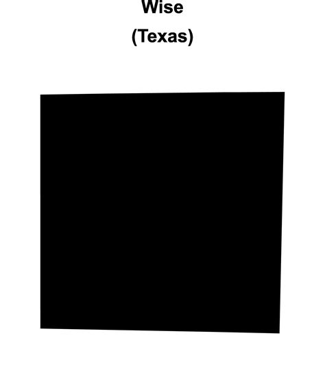 Wise County, Texas blank outline map 47449898 Vector Art at Vecteezy