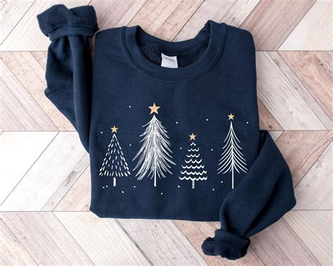 Christmas Tree Sweater Christmas Trees Christmas Sweater Etsy