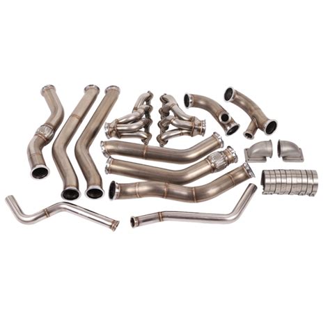 Twin Turbo Manifold Downpipe Kit For 68 72 Chevelle With LS Swap