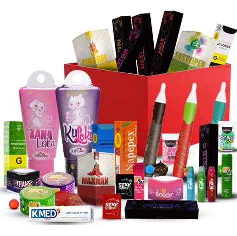 Kit Sexshop 52 Itens Gel Noivado Cha De Lingerie Sexy Shop Parcelamento Sem Juros