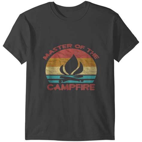 Camping Master Of The Campfire T Shirts Vintage Campe Sold By Mike Chen Sku 1936610