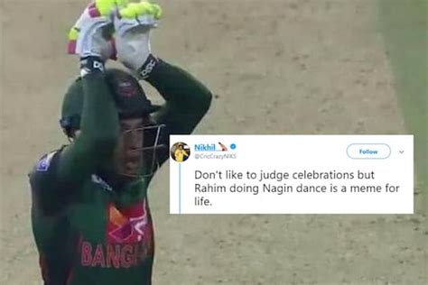 Mushfiqur Rahim's 'Naagin' Dance After Guiding Bangladesh to Historic Win is Now a Meme