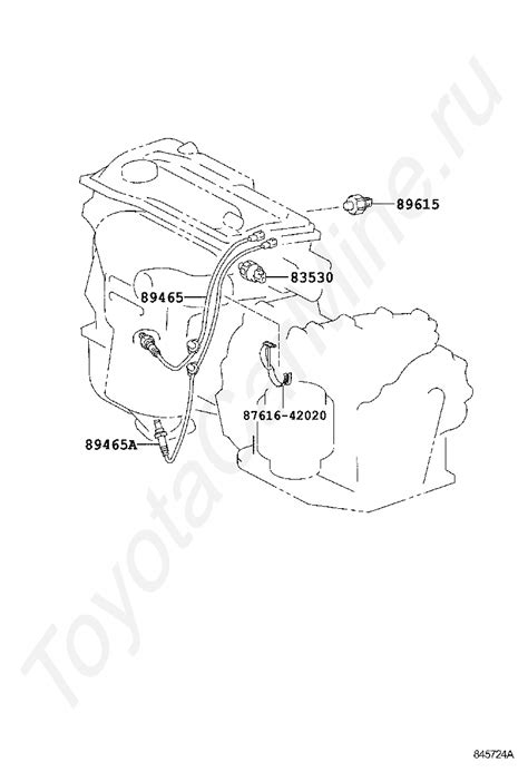 Реле и кнопки Тойота для Alphard Hv 200307 200804 24 литра 16