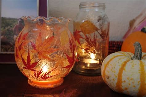 Fall Leaf Lanterns {Tutorial} - Happiness is Homemade