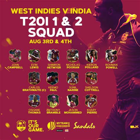 Mohammed replaces Russell in West Indies v India T20I Squad | Windies Cricket news