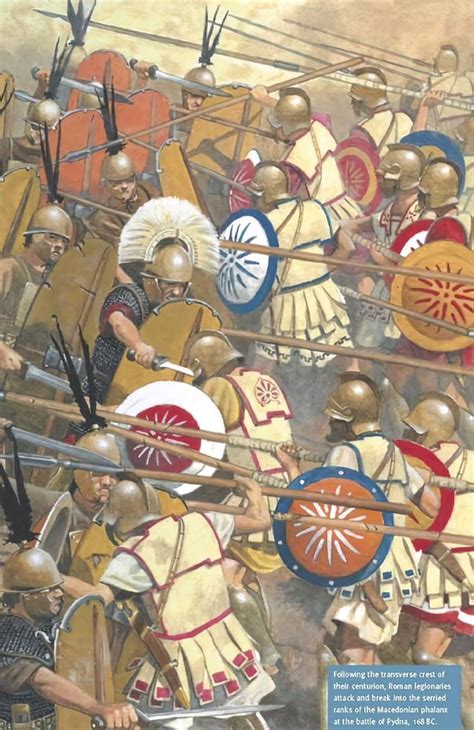 Following The Transverse Crest Of Their Centurlon Roman Legionaries