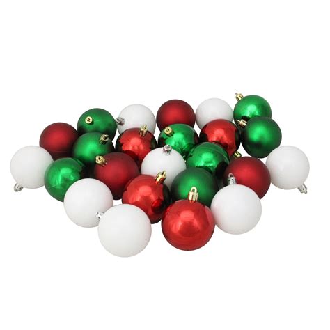 Northlight Ct Shatterproof Finish Christmas Ball Ornament Set