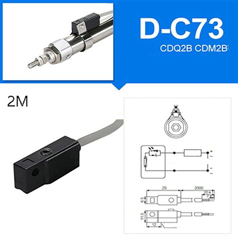 Air Pneumatic Cylinder Magnetic Reed Switch Sensor Cs S G U Cs M S