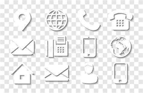 white email icon stock illustrations  white email icon stock