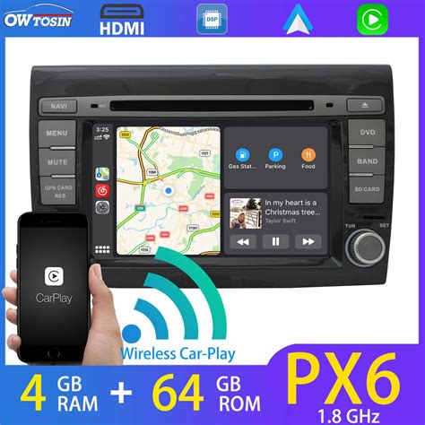 Android Coche Dvd Reproductor Multimedia Para Fiat Bravo