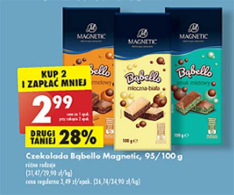 Czekolada B Belkowa Mleczna Bia A Magnetic B Bello Cena Promocje