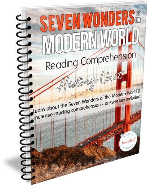 Seven Wonders of the Modern World History Reading Comprehension Unit