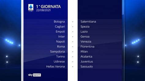 Calendario Serie A Juventus Tutte Le Giornate Jmania It