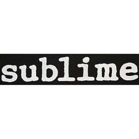 Sublime Type Logo Cloth Patch Cp183