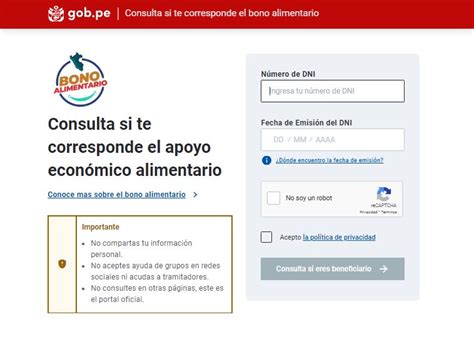 ¿cómo Saber Si Soy Beneficiario Del Bono Alimentario 2023 Infobae