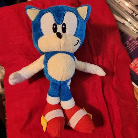 Sonic The Hedgehog CLASSIC SONIC Plush Toy Jazwares 8” 2011 20th ...