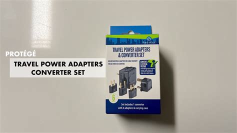 Prot G Travel Power Adapters Converter Set Unboxing And Closer Look