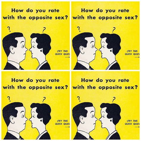 How Do You Rate With The Opposite Sex Drawing By Sally Edelstein