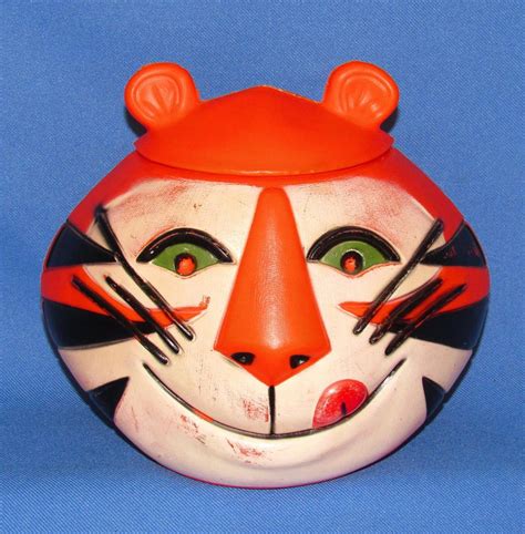 Kelloggs Frosted Flakes Tony The Tiger Plastic Cookie Jar