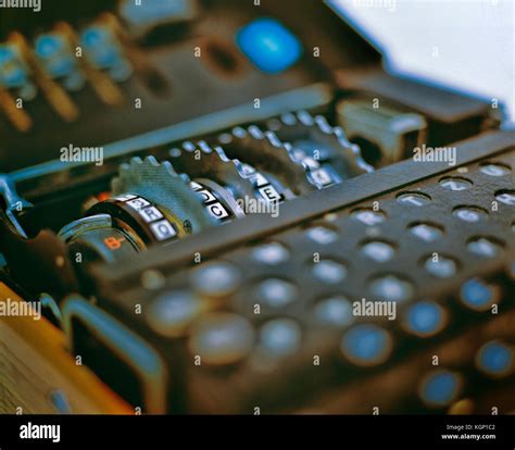 mechanical cipher device  res stock photography  images alamy