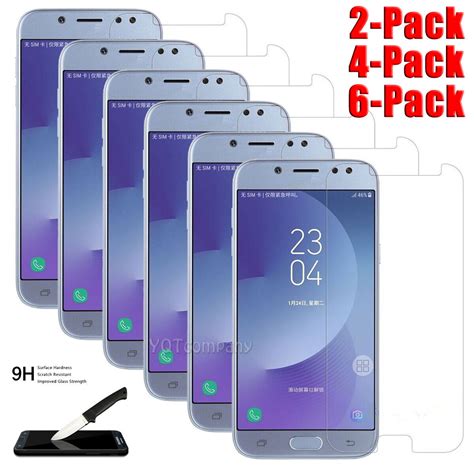 Samsung Galaxy J7 2017 J7 Perx J7 V J7 Sky Pro Tempered Glass Screen Protector Ebay