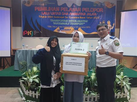 Siswi SMAN 1 Padang Panjang Lolos Sebagai Pelajar Pelopor KLLAJ Tingkat