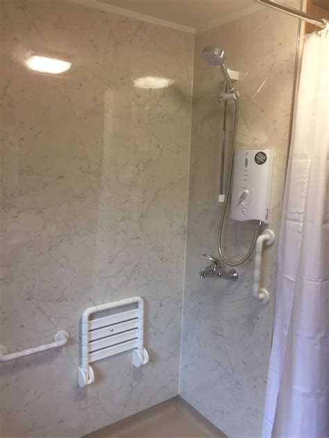 New shower wet room for Cherry Lodge | Woodcombe Lodges