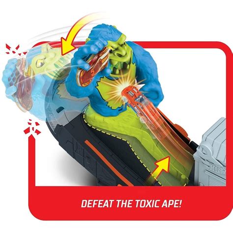 Hot Wheels City Toxic Creatures Ataque Do Gorila Mattel Frete grátis