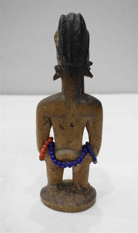 African Ibeji Female Statue Yoruba Nigeria