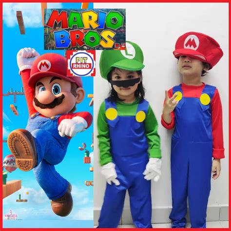 Fitrhino Super Mario Bros Cosplay For Kids MALAYSIA Nintendo Switch ...