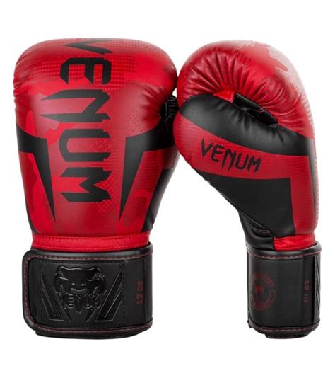 Боксерские перчатки VENUM ELITE BOXING GLOVES - RED CAMO купить в ...