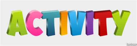 Activity Text Effect and Logo Design Word