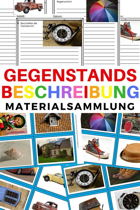 Gegenstandsbeschreibung Unterrichtsmaterial - Vincent Anderson Schule