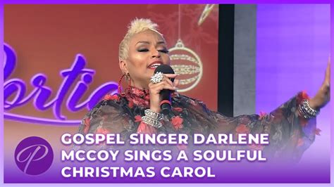 Gospel Singer Darlene Mccoy Sings A Soulful Christmas Carol Youtube