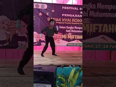 Pantomim Oleh Rama Hafidz Pratama Dalam Acara Lomba Festival Seni