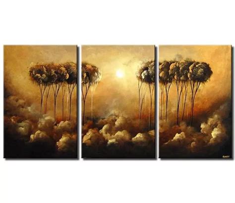 Painting For Sale Triptych Canvas Landscape 3700