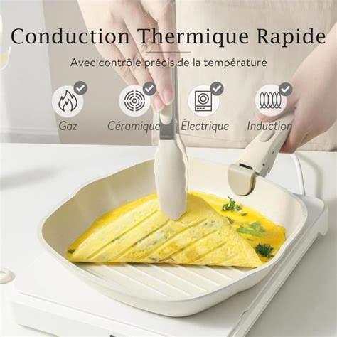 Set Poele Et Casserole Induction Pi Ces Po Le Frire Cm Cm