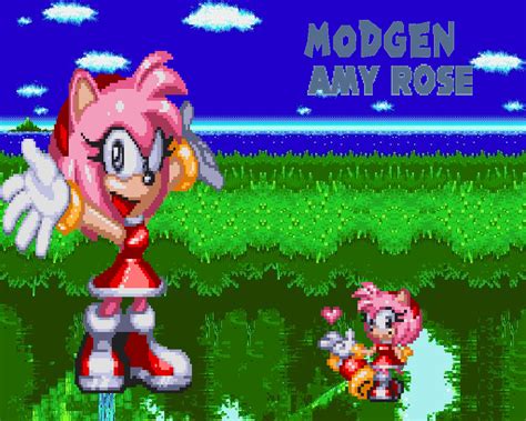 Modgen Amy Rose Sprite Sheet