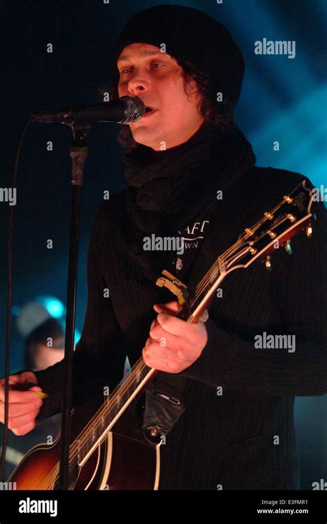 Ville Valo Of Finnish Rock Band Him Performing Live Featuring Ville