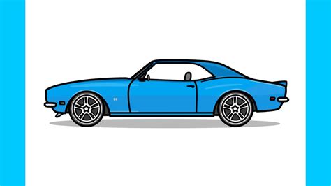 How To Draw A Chevrolet Camaro Ss Easy Drawing Chevy Ss Camaro