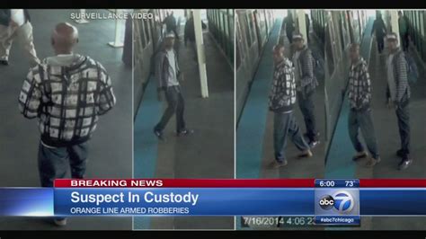 Cta Orange Line Robbery Suspect In Custody Police Say Abc7 Chicago