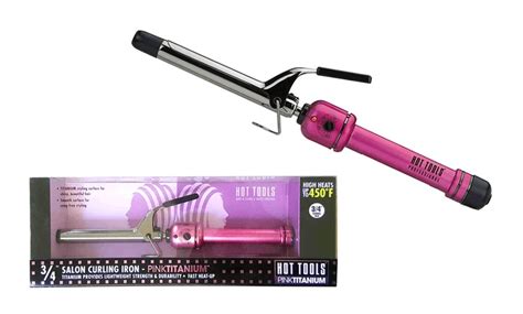 Hot Tools Pink Titanium Curling Iron Wand Groupon