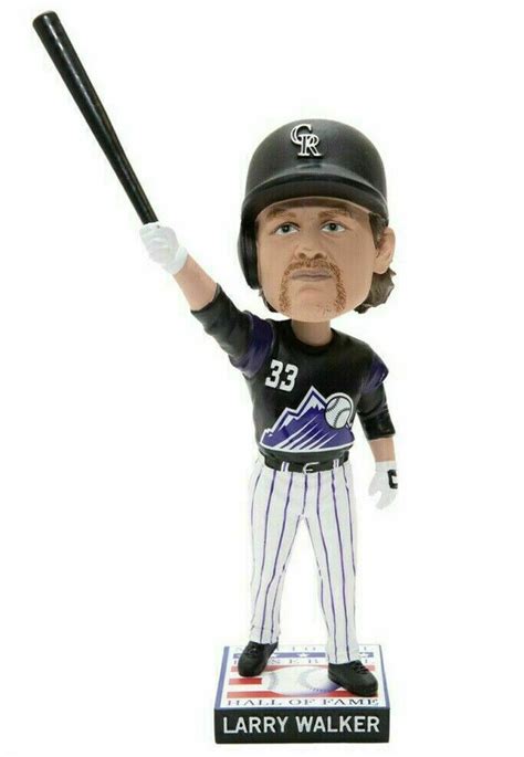 New Larry Walker Hall Of Fame Bobblehead Colorado Rockies 2021 EBay