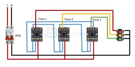 Single Phase Traffic Light Control Wiring Earth Bondhon